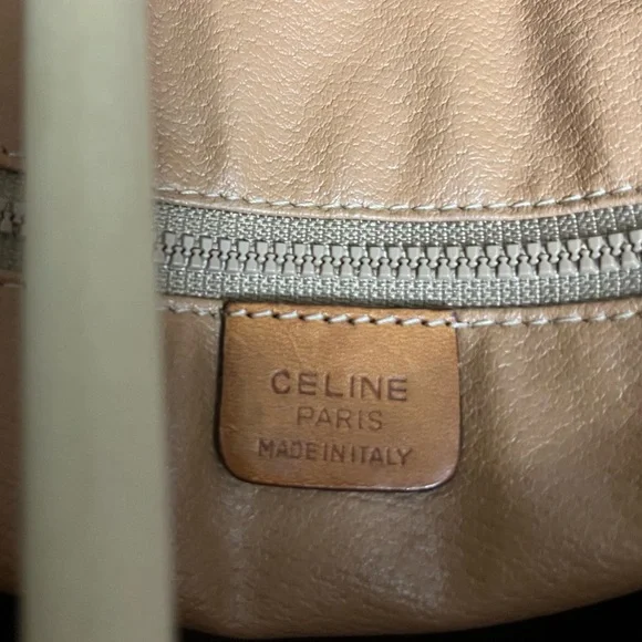 CELINE Classic Macadam Bucket Bag GUC 100% Authentic Brown/Tan- Vintage - Picture 17 of 17